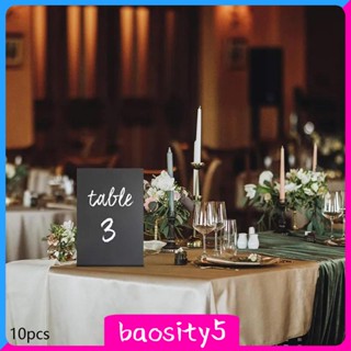 [Baosity5] ป้ายกระดานดํา รูปตัว L 10 ชิ้น