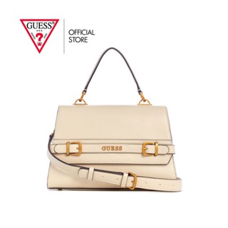 GUESS กระเป๋าสะพายผู้หญิง รุ่น BB898520 SESTRI TOP HANDLE FLAP สีขาว