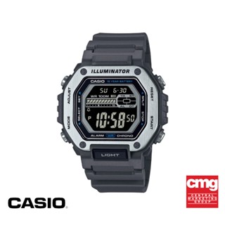 CASIO นาฬิกาข้อมือ CASIO รุ่น MWD-110H-8BVDF วัสดุเรซิ่น สีเทา