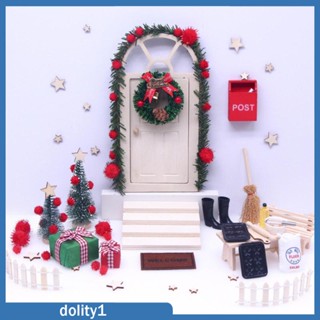 [Dolity1] โมเดลกล่องของขวัญคริสต์มาส สําหรับตกแต่งบ้านตุ๊กตา 27 ชิ้น