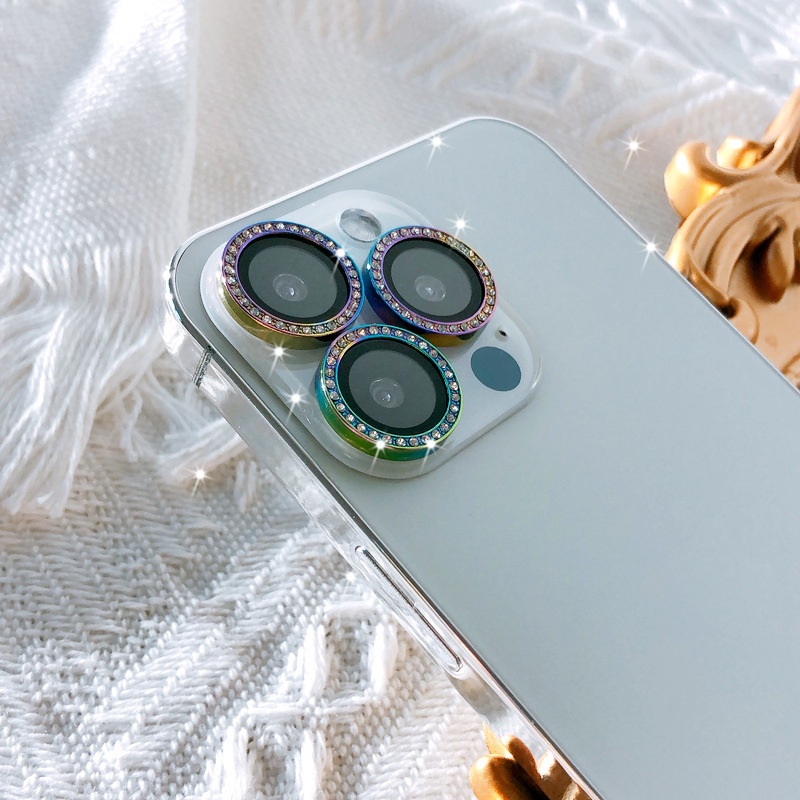 ฟิล์มกันรอยเลนส์กล้องฟิล์มกล้องเพชรสำหรับiphone15promax/15/15plus/i15prmax