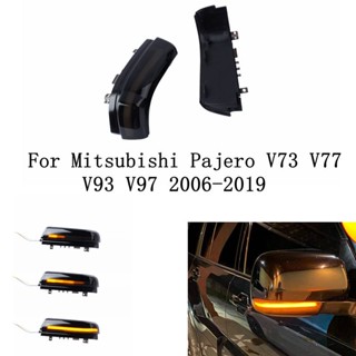 ไฟเลี้ยว LED ติดกระจกมองหลัง สําหรับ Mitsubishi Pajero V73 V77 V93 V97 2006-2019