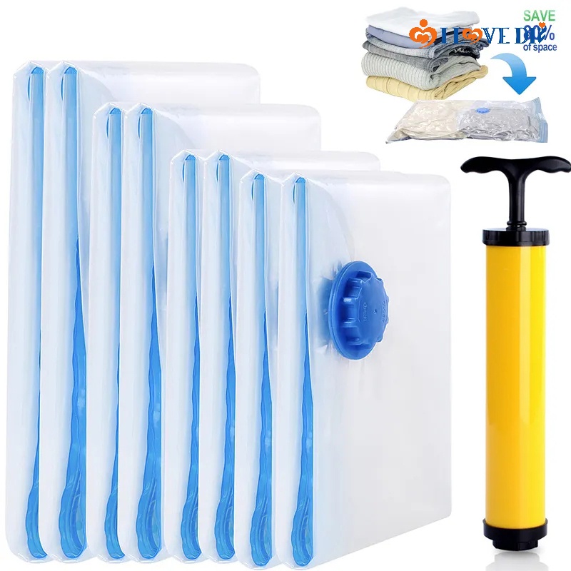 [Household Space Saver Vacuum Storage Bag] [Travel Compression Seal Bags Suitable For Comforter,Blan