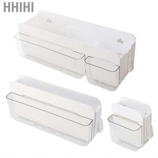 Hhihi Multifunctional Clear Wall Mount  Holder Mobile Phone Charging Stationery Cosmetics Storage Rack