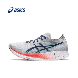 ASICS [2021 Fall] แผ่นคาร์บอนไฮเทค น้ําหนักเบา D11Asics Magic Speed รองเท้าวิ่ง ระบายอากาศ กันลื่น ทนต่อการเสียดสี สีเทา สีฟ้า 1011B326-960