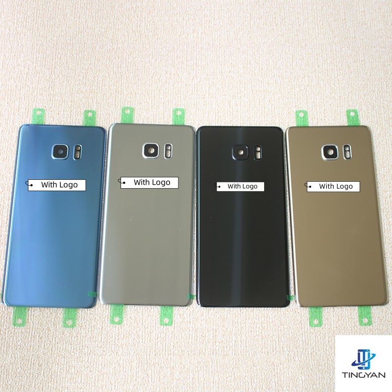 เคสแบตเตอรี่ด้านหลัง แบบกระจก ลายโลโก้เลนส์กล้อง สําหรับ Samsung Galaxy Note 7 Note7 N930 N930F N930