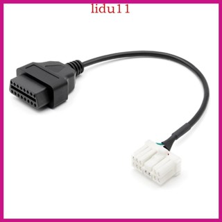 Lid อะแดปเตอร์เชื่อมต่อสายเคเบิล OBD2 12Pin สําหรับโมเดล S 2012-2015