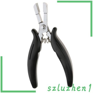 [Szluzhen1] คีมต่อผม ขนนก สําหรับแหวนไมโคร และเครื่องมือกําจัดฟิวชั่น