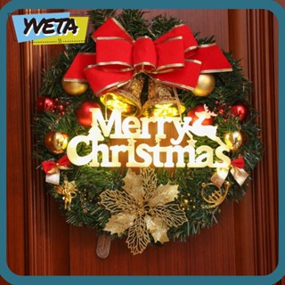 Yveta สายไฟหิ่งห้อย รูปตัวอักษร Merry Christmas สีขาวอบอุ่น สําหรับตกแต่งต้นคริสต์มาส ในร่ม และกลางแจ้ง