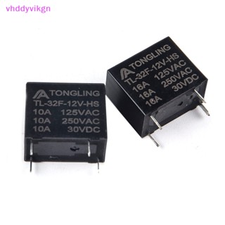 รีเลย์พาวเวอร์ VHDD JZC-32F 5V 12V 24V JZC-32F-005-ZS3 JZC-32F-012-ZS3 JZC-32F-024-ZS3 10A 250VAC 4PIN TH