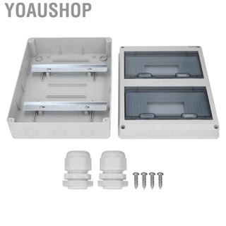 Yoaushop Circuit Breaker Box 24 Way Distribution Protection Mall  Design For