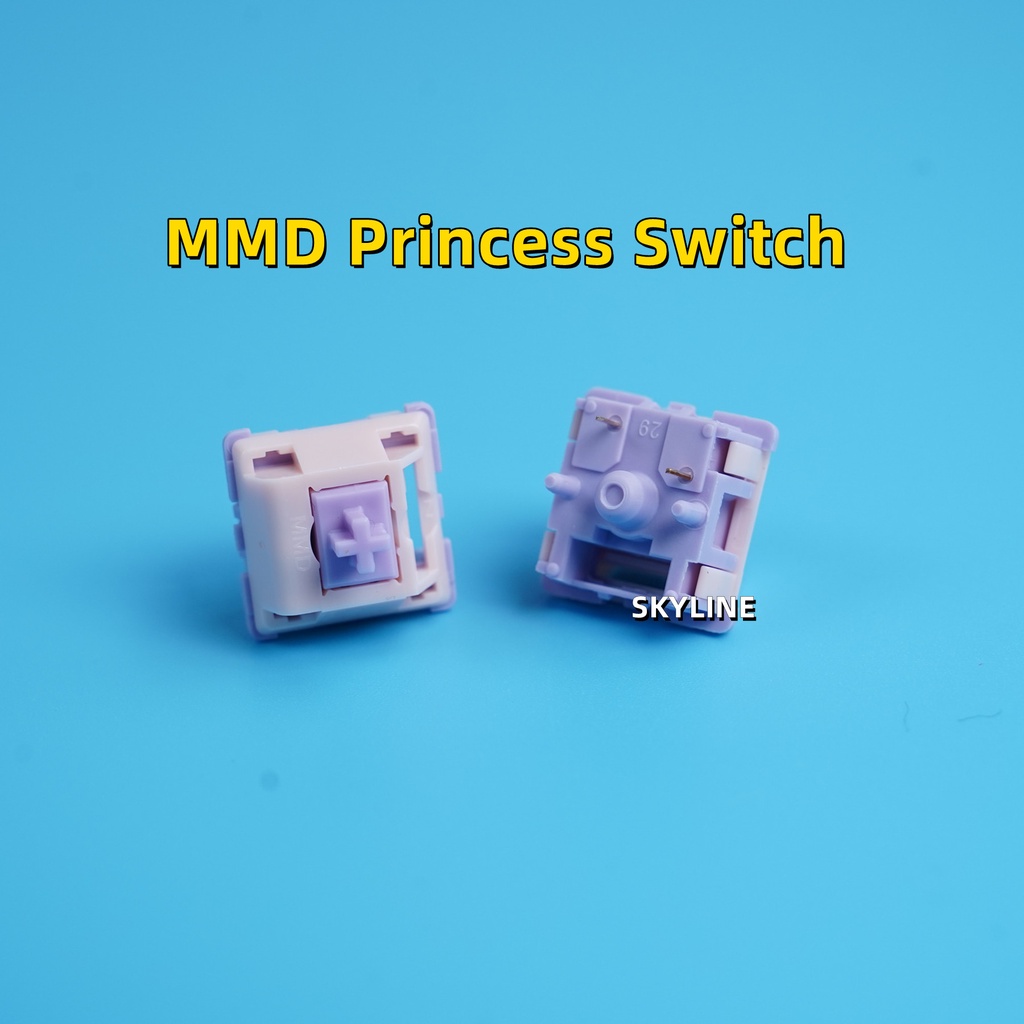 【ลดราคา】MMD Princess Switch V2 (10 30 แพ็ก) สวิตช์คีย์บอร์ด HIFI 5 พิน 38 45 53 48 60 กรัม (มีสินค้า