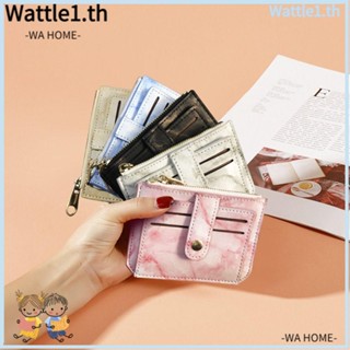 Wttle กระเป๋าสตางค์ กระเป๋าใส่บัตรเครดิต ขนาดเล็ก สําหรับผู้หญิง และผู้ชาย