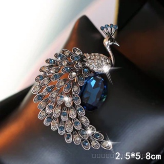 0919SDY Womens Korean-Style Spring and Summer Simplicity Fashion Peacock Brooch Sweater Coat Cardigan Accessories Pin Clothing Accessories T8LO