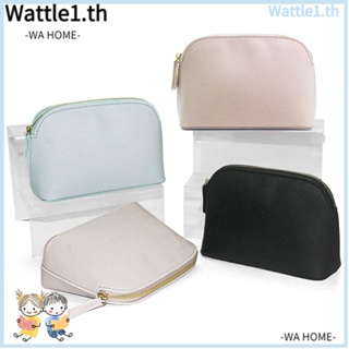 Wttle กระเป๋าเครื่องสําอาง หนัง PU สําหรับจัดระเบียบ