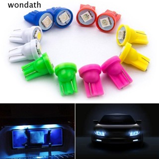 Wonda หลอดไฟแดชบอร์ด LED 1SMD 5050 12V T10 10 ชิ้น