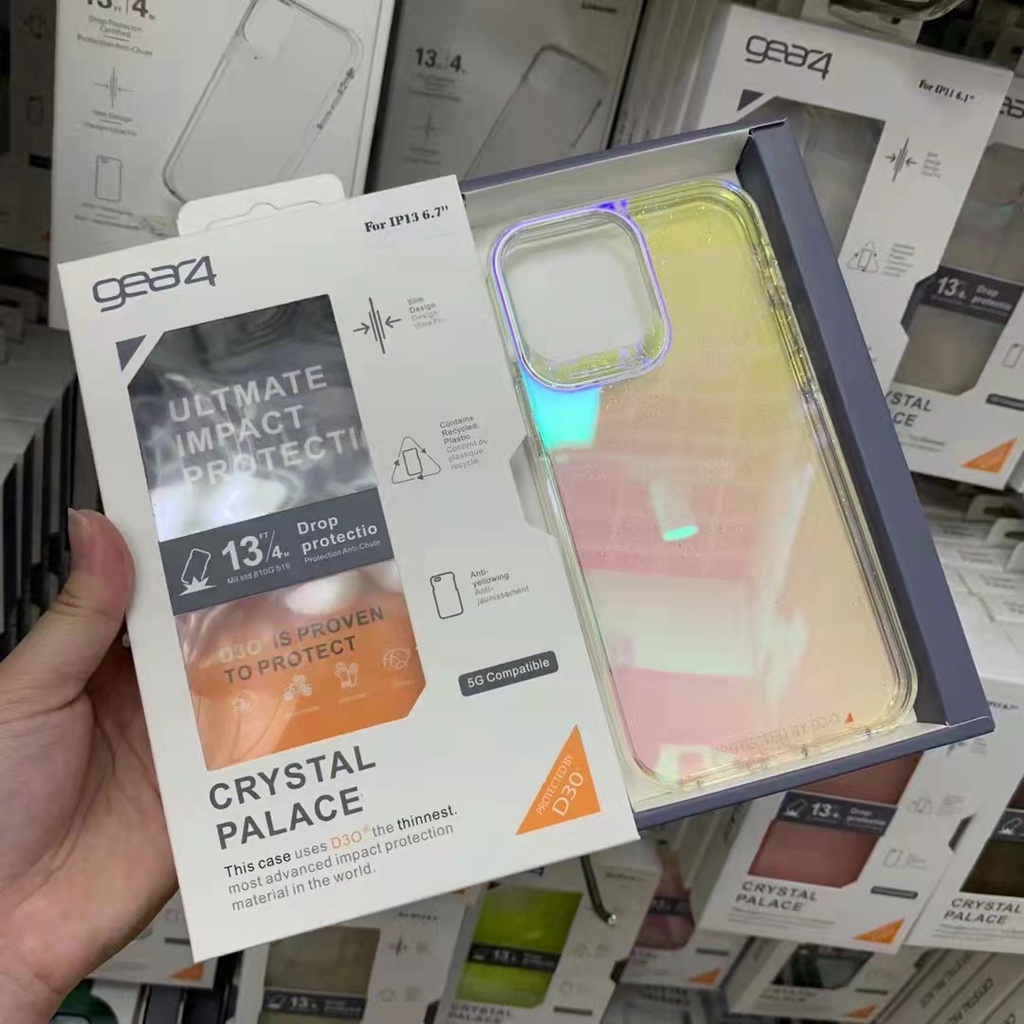 Casing Gear4 Color Protective Case Iphone15 14 13 12 11 Pro Max iPhone13 iPhone12 iPhone11 i13 i12 i11 11pro 12pro 13pro Case Clear Phone Case