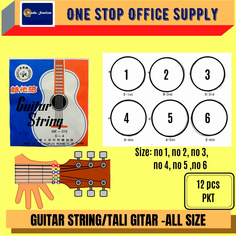 GUITAR STRING-ALL SIZE/TALI GITAR/GUITAR STRING / TALI GITAR