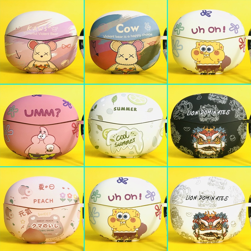 Stock Ready Cartoon Soft Case เข้ากันได้กับ Edifier X2S ฝาครอบหูฟังแขนป้องกันกล่องชาร์จซิลิโคนพร้อมต