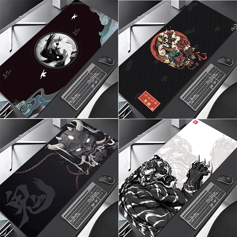 900x400 Oni แผ่นรองเมาส์ ขนาดใหญ่ ลายการ์ตูนญี่ปุ่น โต๊ะเล่นเกม แผ่นรองเมาส์ ขนาดใหญ่ XXL 600x300 80
