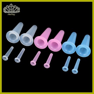 4x ซิลิโคนสูญญากาศ ครอบแก้ว กระป๋องสําหรับใบหน้านวดคอป้องกัน…