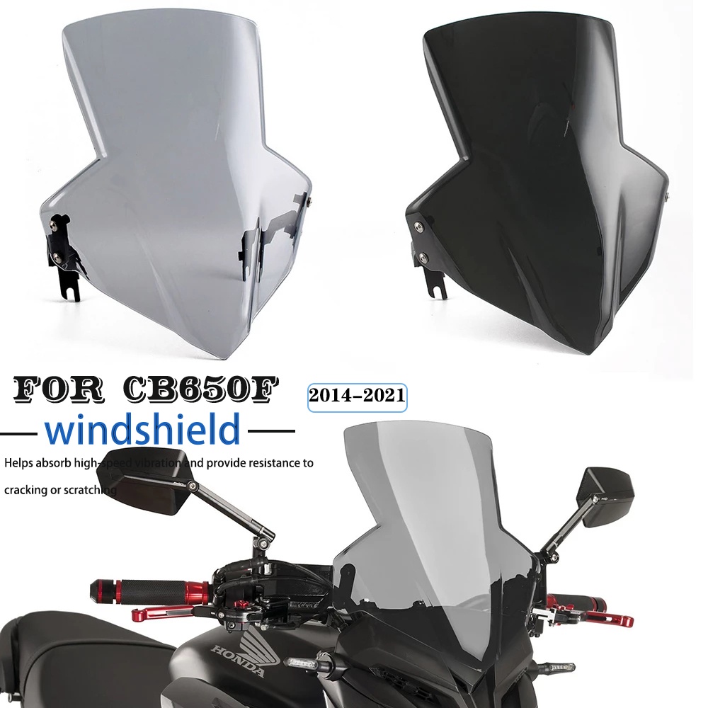 สําหรับ HONDA CB650F CB 650F CB650 F Deflector Visor 2014-2019 อุปกรณ์เสริมรถจักรยานยนต์หน้าจอกระจก 