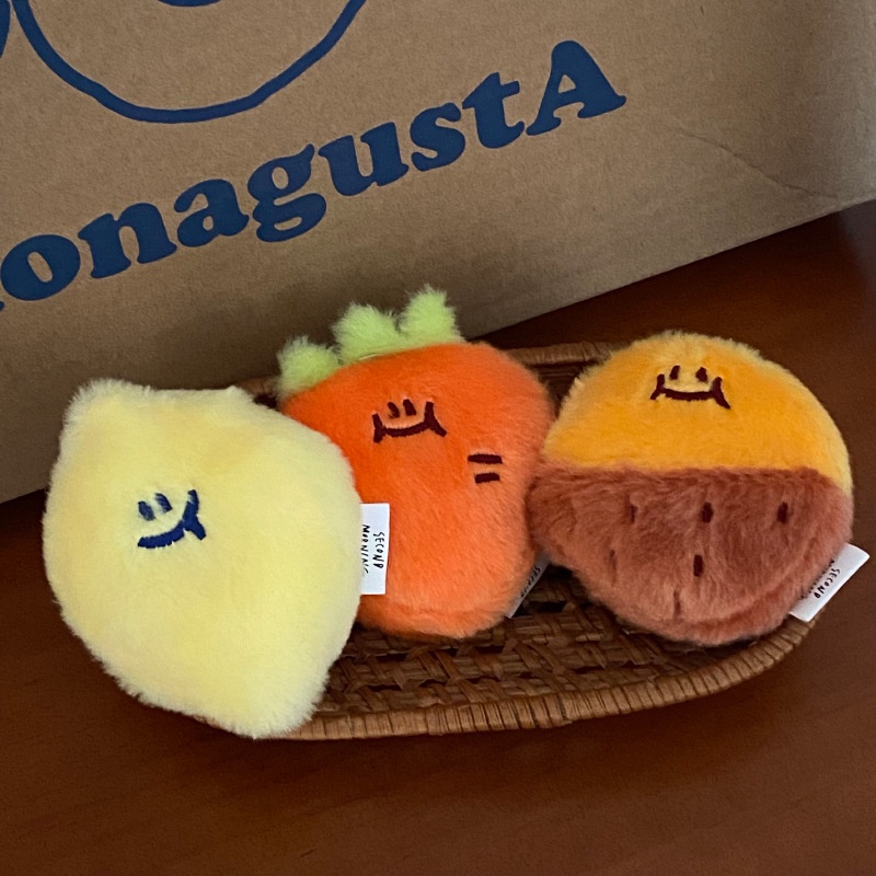 เครื่องประดับ จี้ตุ๊กตาผลไม้ มะนาว มันฝรั่ง แครอทน่ารัก แบบสร้างสรรค์ สไตล์เกาหลีใต้ สําหรับแขวนตกแต่งกระเป๋า