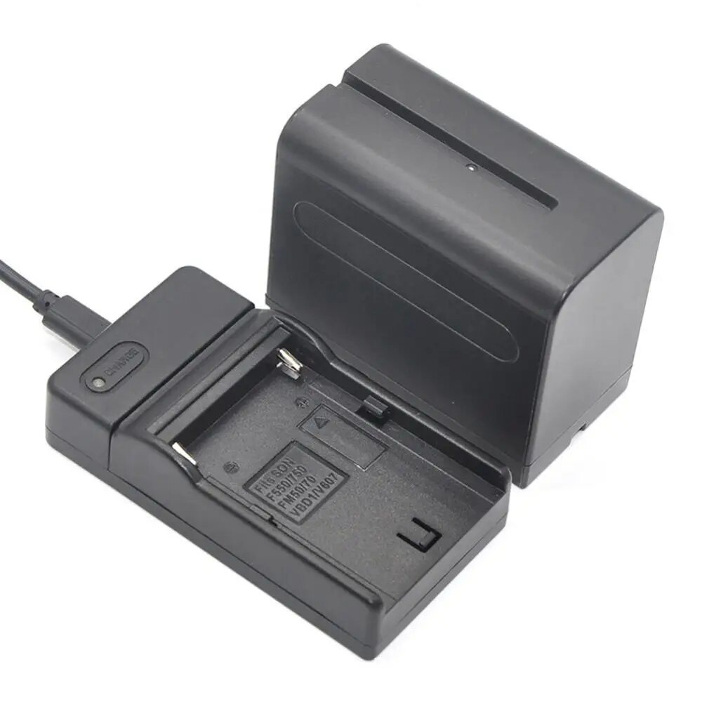 Charger Battery USB for Sonys NP-F550/F570/F750/F970/F770/F960/F330 Action Camera