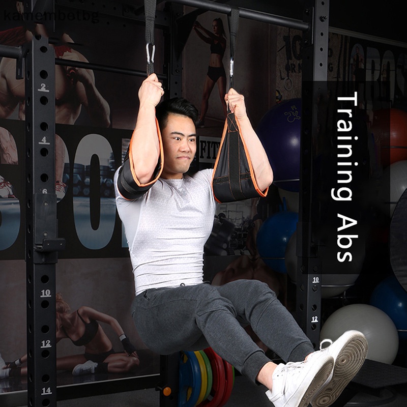 Kamembetbg ฟิตเนสเข็มขัดรัดหน้าท้อง ABS สายรัดการฝึกอบรมรองรับสลิงแบบดึงขึ้น TH