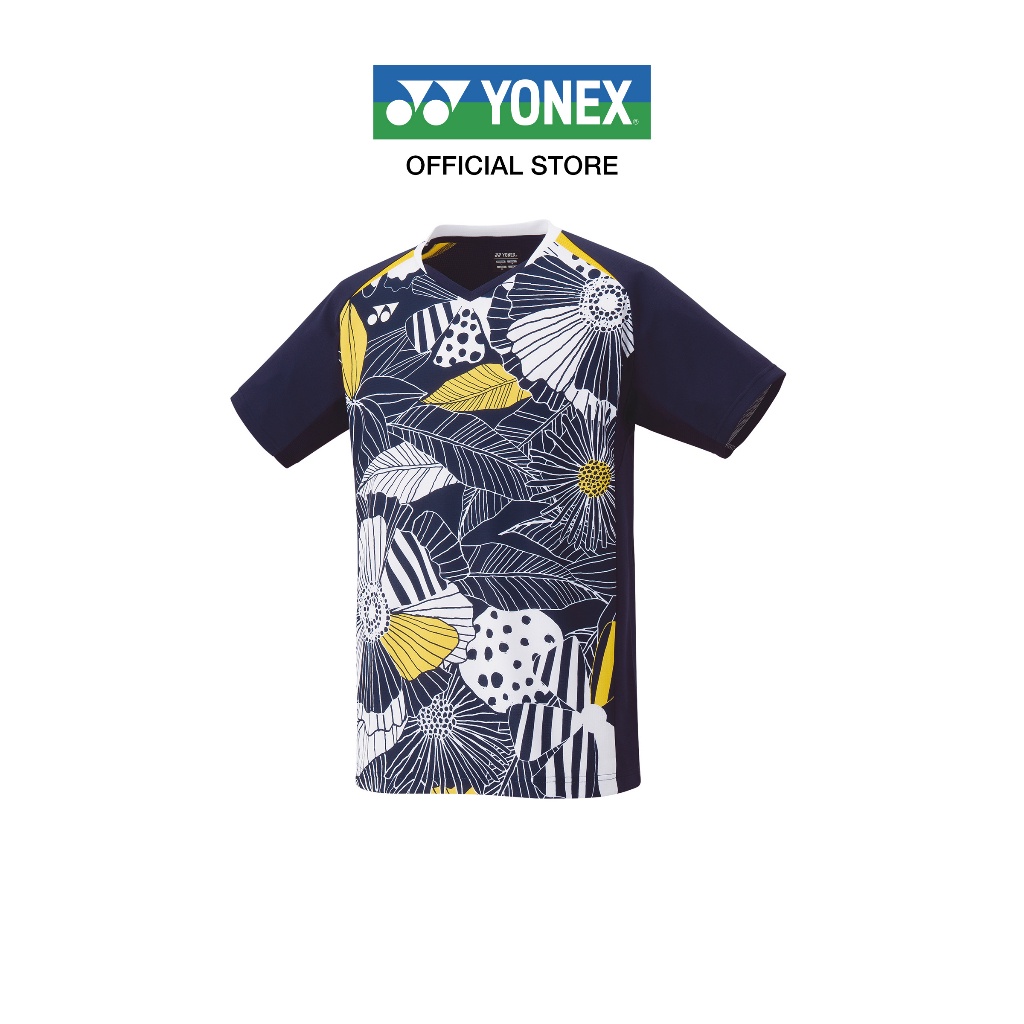 YONEX MEN'S CREW NECK SHIRT 10503 เสื้อคอวี ผ้า Polyester มาพร้อมเทคโนโลยี Very Cool Dry