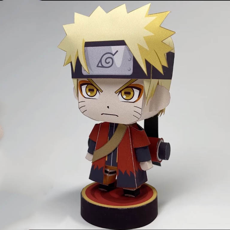 กระดาษตัวละครอนิเมะ Chibi รุ่น Uzumaki Naruto Sage Mode (GENERATIVE/Senjutsu) [Naruto Dattebayo - Sh