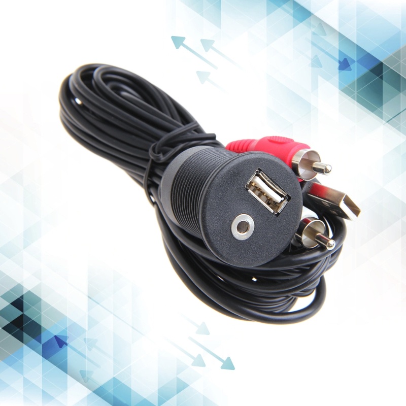 Niki Universal USB 3 5mm to 2RCA Adapter Cable HighSpeed USB2 0 สายไฟ 100CM 39 37in