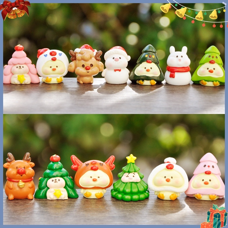 ลูกบอลคริสตัลเรซิ่น รูปกวาง สโนว์แมน สําหรับตกแต่งต้นคริสต์มาส