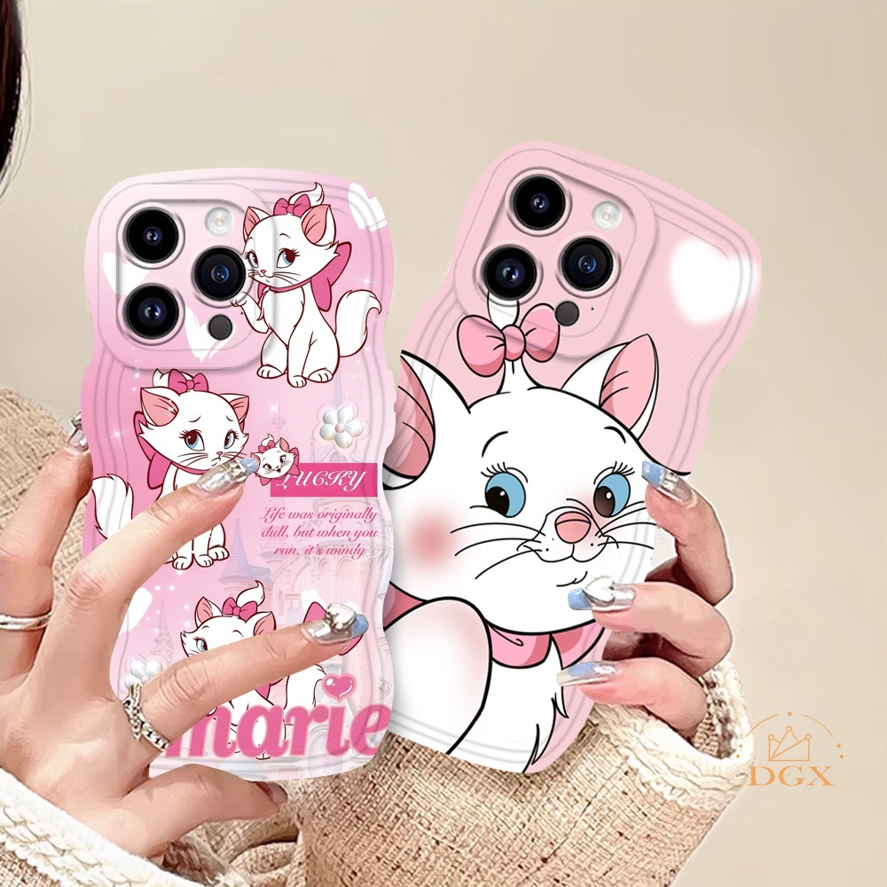 เคสโทรศัพท์มือถือ TPU ลายการ์ตูนแมวมารี สําหรับ Samsung A24 A14 A04 A04E M23 A13 A03S A53 A73 A33 A02 A50S A30S A23 A22 A21S A12 A02S A11 A51 A30 A52 A71 A53 A32