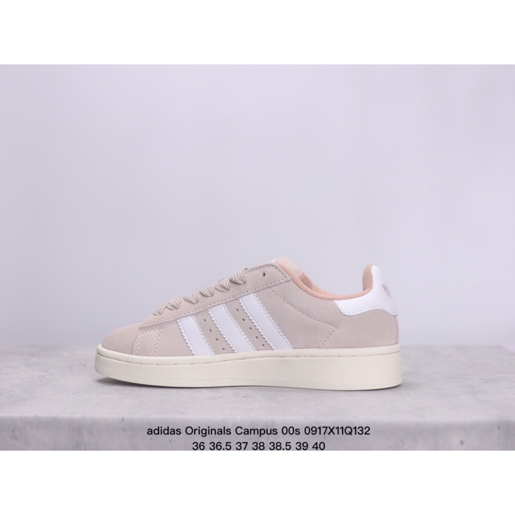 Hot sales Adidas Originals Campus 00s  การดูดซับแรงกระแทกป้องกันการลื่นไถลสวมรองเท้ากีฬาลำลองต่ำH034