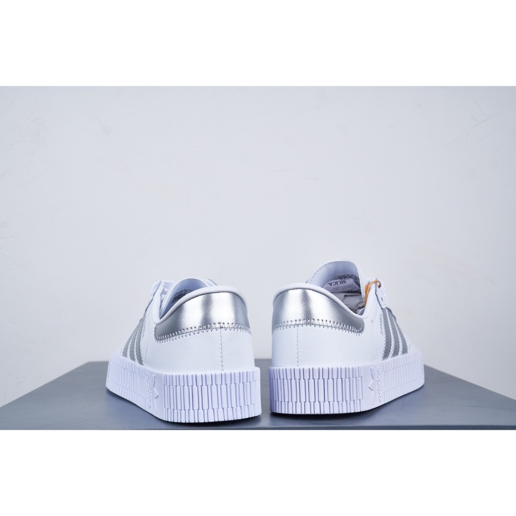 Free shipping Adidas SAMBA ROSE แฟชั่นของแท้สำหรับผู้ชายและผู้หญิงเทรนด์กันลื่นรองเท้ากีฬาลำลองAuthentic