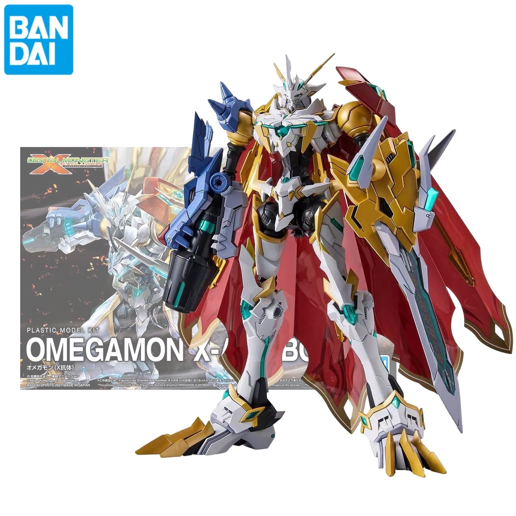 Bandai ฟิกเกอร์อนิเมะ Digimon Adventure FRS Rise Omegamon X-Antybody ของเล่นสําหรับเด็ก
