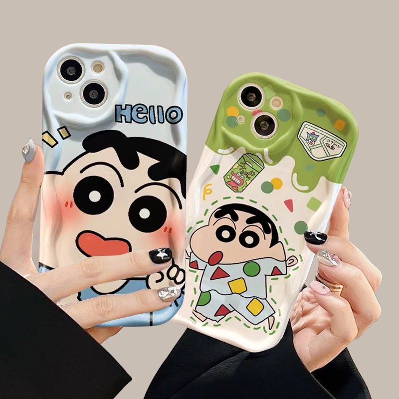 เคสโทรศัพท์มือถือ TPU ลายชินจังน่ารัก สําหรับ VIVO Y50 Y30i Y31 Y51S VIVO Y76S VIVO Y77 VIVO Y36 VIV