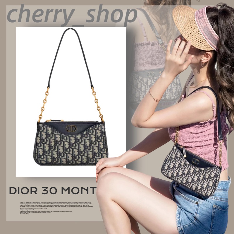 กระเป๋าดิออร์ DIOR 30 MONTAIGNE HOBO AVENUE MINI BAGกระเป๋าถือสุภาพสตรี/กระเป๋าใต้วงแขน/ แบรนด์ใหม่แ