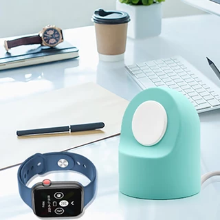 แท่นวางที่ชาร์จแอปเปิ้ลวอชแท่นชาร์จซิลิโคน สําหรับ Apple Watch Charger1 2 3 4 5 6 7 iWatch