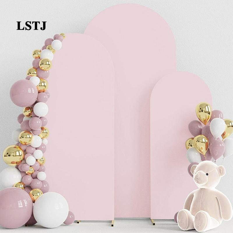 [Lstjj] ฝาครอบซุ้มประตู ทรงกลม ลายดอกไม้ สําหรับตกแต่งงานแต่งงาน งานหมั้น ครบรอบ