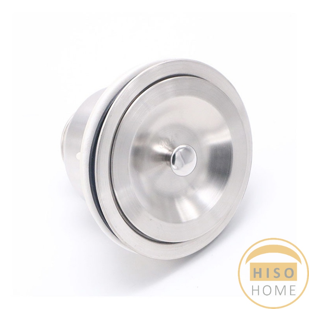 Hiso สะดืออ่างล้างจาน 201 วัสดุสแตนเลส ตะกร้ากรองเศษอาหาร Kitchen Sink Strainer - รูปที่ 3