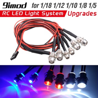 9imod ชุดไฟ LED สําหรับรถบังคับ 1/18 1/12 1/10 1/8 1/5 Traxx…