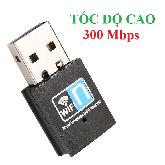 USB Wifi, USB ตัวรับสัญญาณ wifi PC ความเร็วสูง 300Mb - USB-300Mb