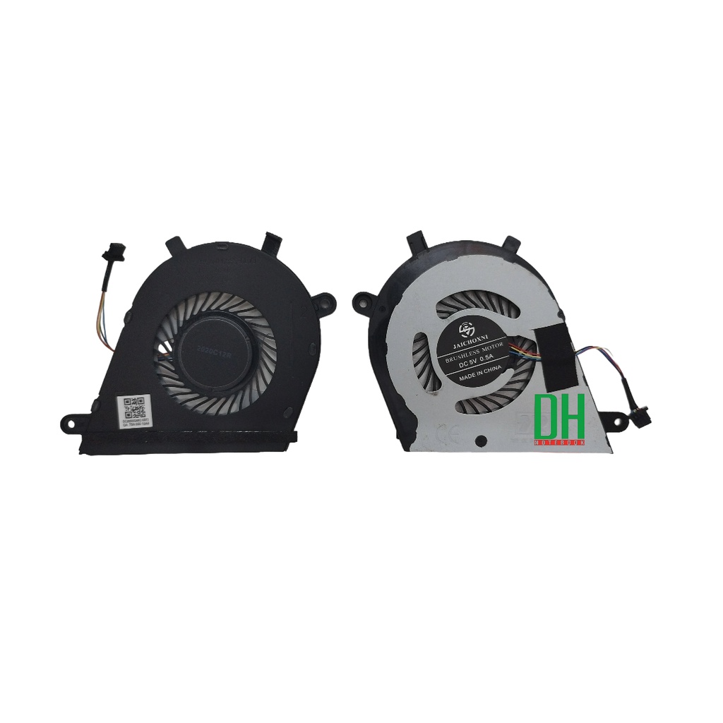 พัดลมระบายความร้อนแล็ปท็อป โน๊ตบุ๊ค Dell Inspiron 13 7370, 7373, 7380, 0DJFK0, DJFK0 Laptop Cooling Fan