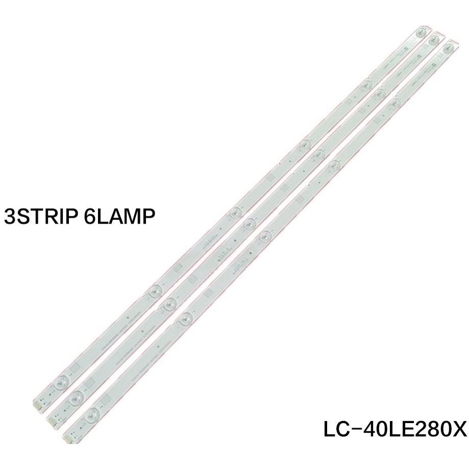 40 INCH LED TV BACKLIGHT LC-40LE280X / LC-40LE185M / LC-40LE380X SHARP ( LAMPU TV ) 40LE280X 40LE185