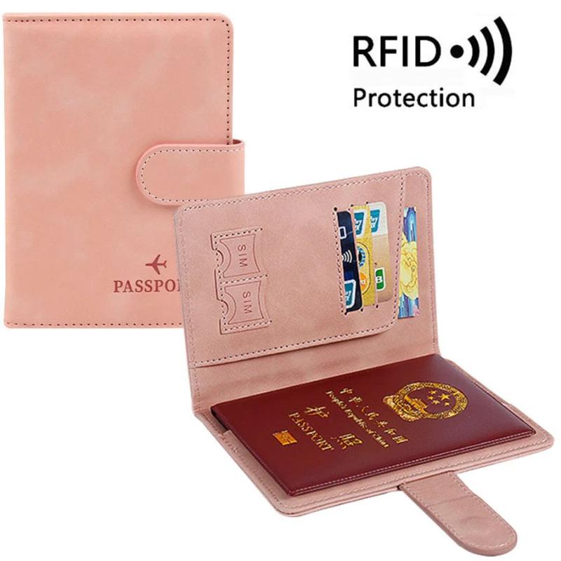 🔥พร้อมส่ง🔥กระเป๋าพาสปอร์ตแท้ มี RFID safe!!ปกป้องข้อมูล วัสดุหนัง PU ซองพาสปอร์ต ปกพาสปอร์ต Passport ​case หนังสือเดินทาง เอกสาร เดินทาง