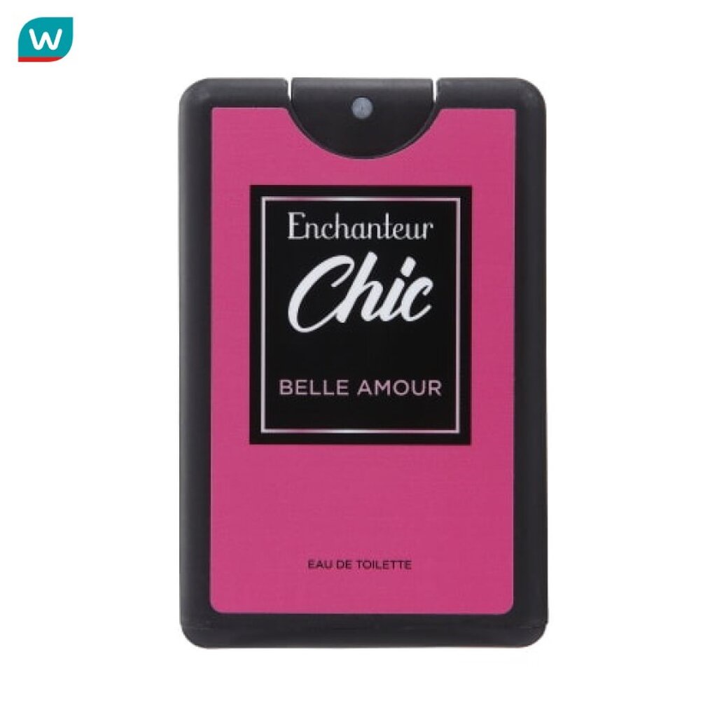 Enchanteur เอนแชนเทอร์ ชิค พ็อกเกต เพอฟูม โอ เดอ ทอยเล็ต 18มล. เบลล์ อะมัวร์