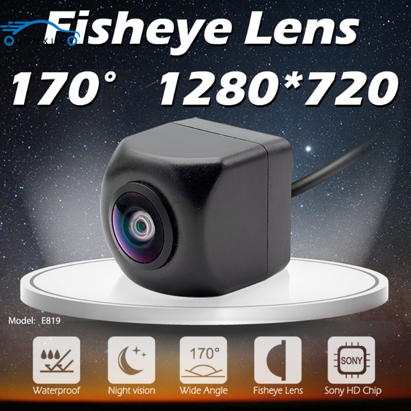 Lt Honxun CCD Fisheye 170° กล้องมองหลัง full HD มุมกว้าง สําหรับรถยนต์