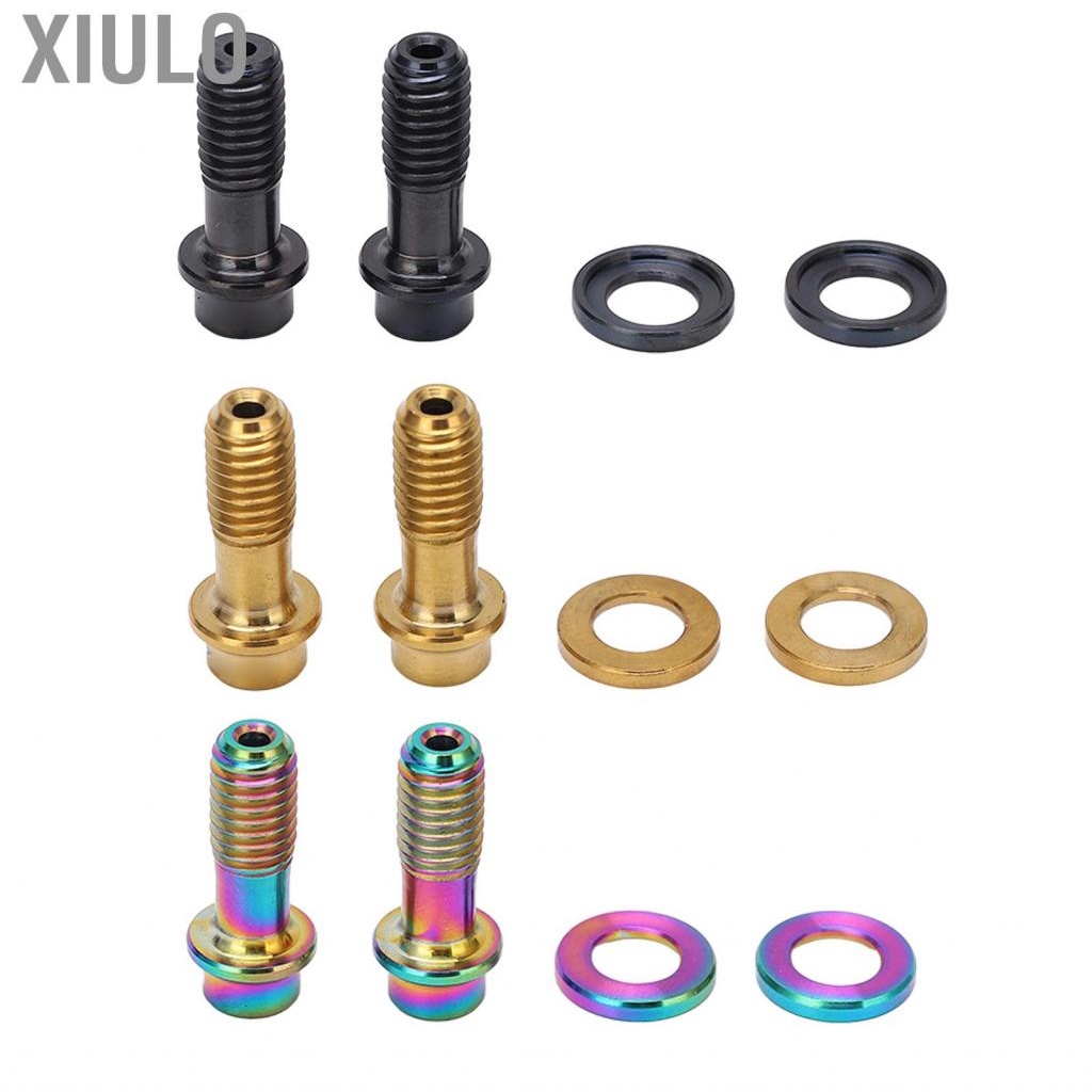 Xiulo Bike Titanium Bolt Kit  Cycling Bolts Excellent Manufacturing Technology for